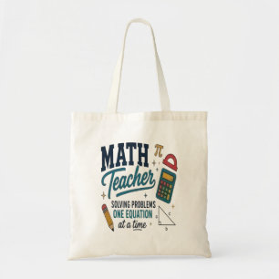 Math Teacher Problem Solver Tote Bag