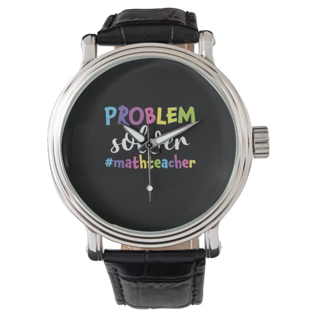 Math Teacher Problem Solver Watch (Front)