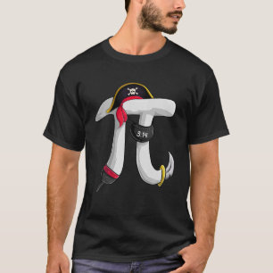 Math Teacher Sailor Pirate , Funny Pi Day Men Boys T-Shirt