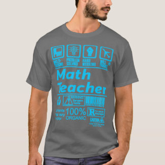 MATH TEACHER SOLVE PROBLEMS DESIGN T-Shirt