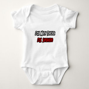 Math Teacher / Superhero Baby Bodysuit