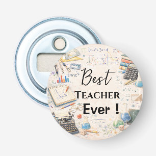 Math Teacher Thank You Gifts End of School Year Bottle Opener