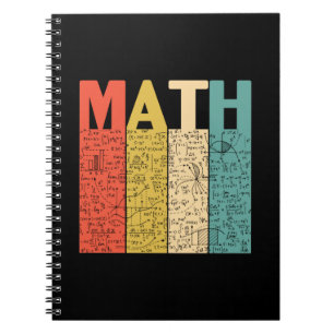 Math Teacher Vintage Math Definition Notebook