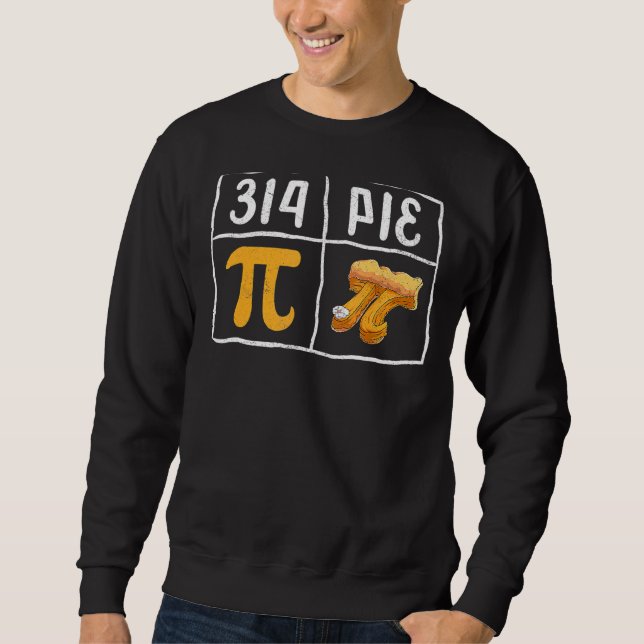 Math Teachers Pi Day Shirts, Funny Pi Symbol Men W Sweatshirt (Front)