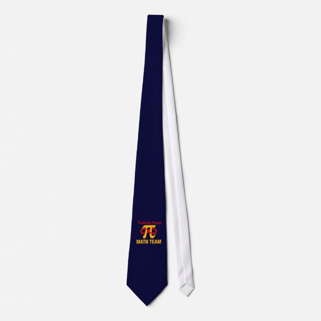 Math Team Logo Tie (Front)