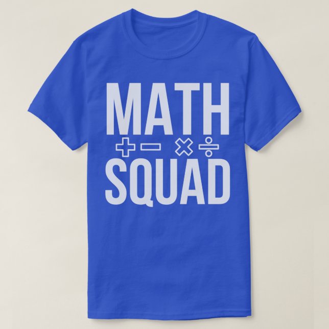 Math Team T-Shirt (Design Front)