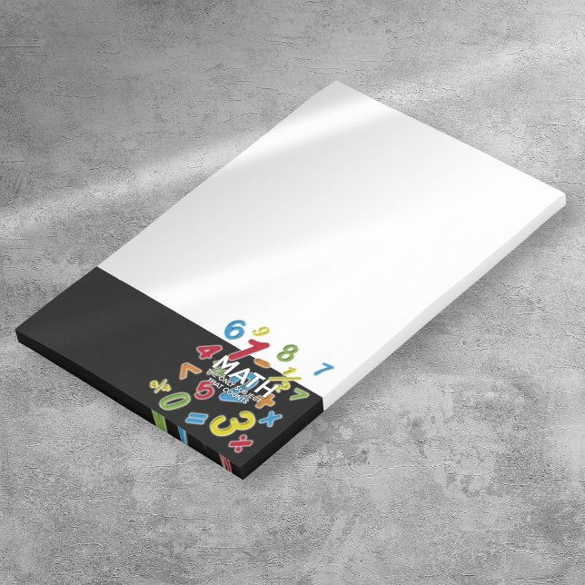 Math The Only Subject That Counts Fun Quote Post-it Notes (Math The Only Subject That Counts Fun Quote Post-it Notes)