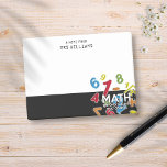 Math. The only subject that counts Post-it Notes<br><div class="desc">Modern trendy math-inspired design for all math lovers,  including teachers,  accountants,  scientists and students,  to name a few! Personalise it with your name,  making it perfect for the classroom and office. Designed by Thisisnotme©</div>