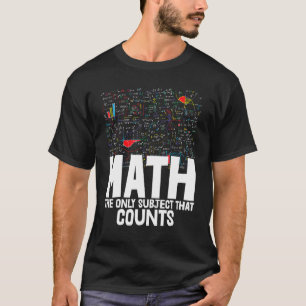 Math The Only Subject That Counts Toddler Mathleti T-Shirt