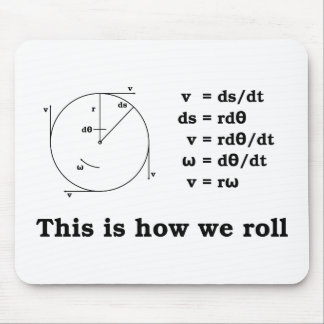 Math! This is how we roll Mouse Pad