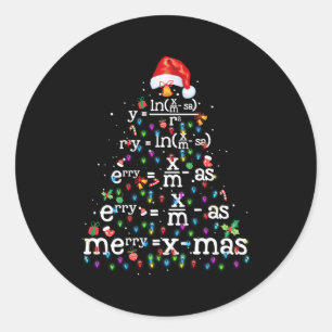 Math Tree Classic Round Sticker