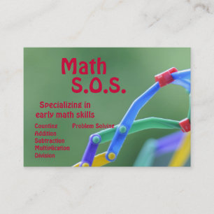 Math Tutor Business Card