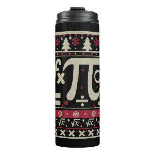 Math Ugly Christmas Thermal Tumbler