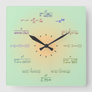 Math Wall Clock