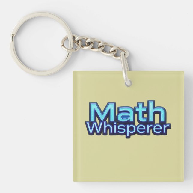 Math Whispere Key Ring (Front)