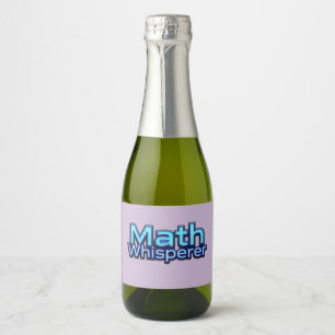 Math Whispere Sparkling Wine Label