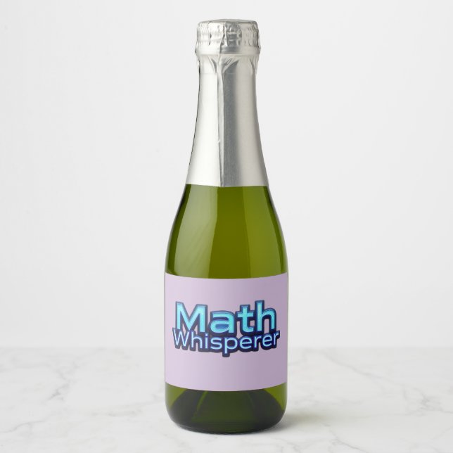 Math Whispere Sparkling Wine Label (Front)