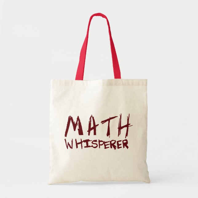 Math Whisperer Tote Bag (Front)