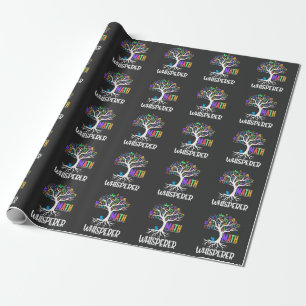 Math Whisperer Tree Math Educator Algebra Nerds Wrapping Paper