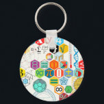 Math (white) key ring<br><div class="desc">Keychain Template</div>