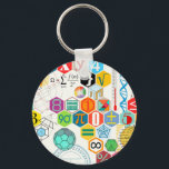 Math (white) key ring<br><div class="desc">Keychain Template</div>