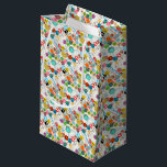 Math (white) small gift bag<br><div class="desc">Make your own unique gift bag. The design tool allows you to add your art, designs, or photos to create a unique gift bag! You can add text using cool fonts and see a preview of your creation! Our simple to personalize gift bag has no minimum orders & is made...</div>