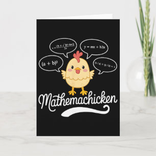 Mathemachicken Math Chicken Teacher Retire Mathema Card