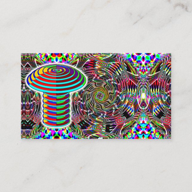 Mathemagical Mushroom Business Card (Front)