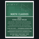 Mathematic Chalkboard, Math Classes Advertising Flyer<br><div class="desc">Mathematic Chalkboard,  Math Classes Advertising Flyers By The Business Card Store.</div>