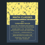 Mathematic Icon Design, Math Classes Advertising Poster<br><div class="desc">Mathematic Icon Design,  Math Classes Advertising Poster By The Business Card Store.</div>