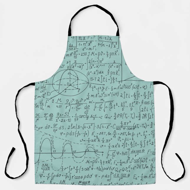 Mathematic Lovers, Math Formula, Math Geek Apron (Front)