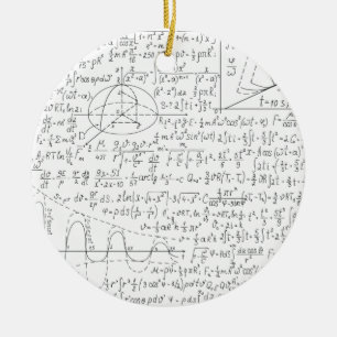 Mathematic Lovers, Math Formula, Math Geek Ceramic Ornament