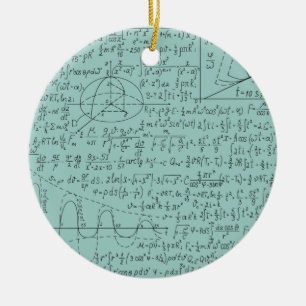 Mathematic Lovers, Math Formula, Math Geek Ceramic Ornament