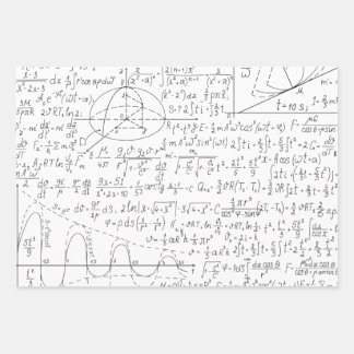 Mathematic Lovers, Math Formula, Math Geek Wrapping Paper Sheet