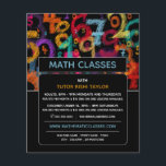 Mathematic Number Design, Math Classes Advertising Flyer<br><div class="desc">Mathematic Number Design,  Math Classes Advertising Flyers By The Business Card Store.</div>