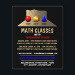 Mathematic Shapes, Math Classes Advertising Flyer<br><div class="desc">Mathematic Shapes,  Math Classes Advertising Flyers By The Business Card Store.</div>