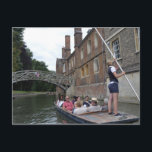 Mathematical Bridge, Cambridge Postcard<br><div class="desc">Mathematical Bridge,  Cambridge,  England by Mike Paget 2009</div>