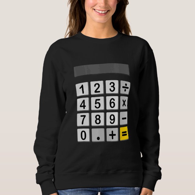 Mathematical Calculator Fancy Dress And Carnival C Sweatshirt (Front)