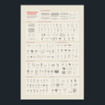 Mathematical Instruments - Light Poster<br><div class="desc">Decorate your walls with a poster of the complete collection of tools illustrated in The Construction and Principal Uses of Mathematical Instruments.</div>