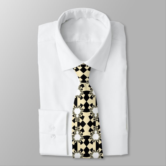 Mathematical pattern - full sets of Mandelbrot Nec Tie (Tied)