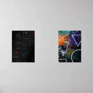 Mathematical Spectrum: Equation Art Print Set