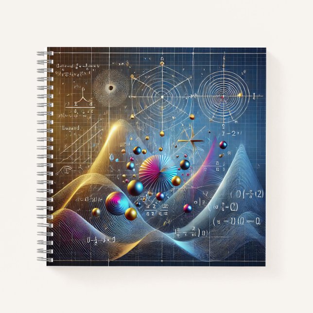 Mathematical Structures & Quantum Geometry Notebook (Front)