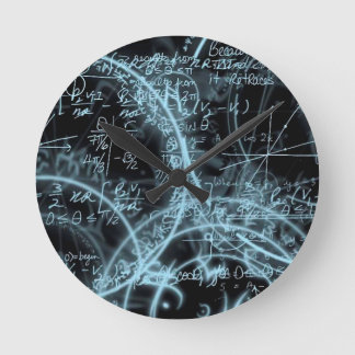 mathematical style clock
