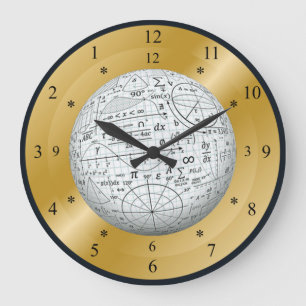 Mathematical World Of Time Travel ~  Large Clock