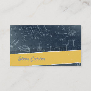 Mathematician Business Card / Formula / Science