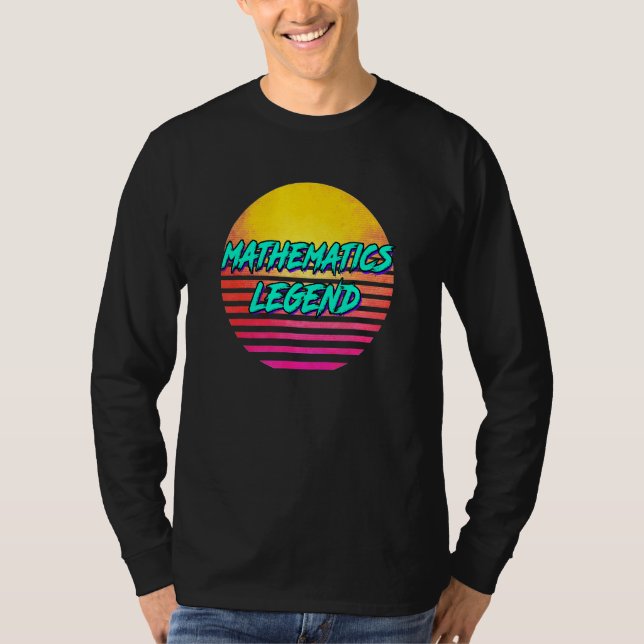 Mathematician Costume Mathematics T-Shirt (Front)