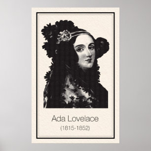 Mathematicians - Ada Lovelace Poster