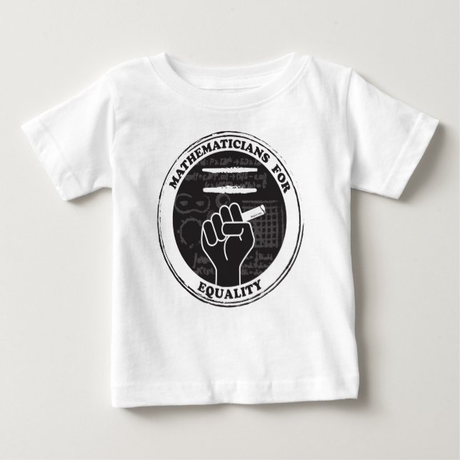 Mathematicians for Equality Baby TShirt (temp) (Front)