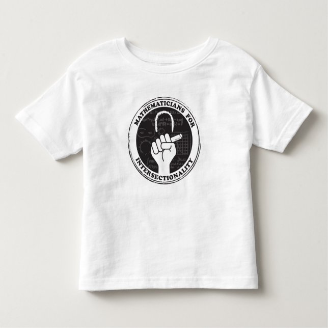 Mathematicians for Intersectionality T-shirt (Front)