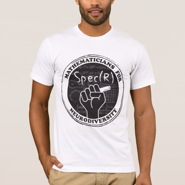 Mathematicians for Neurodiversity T-Shirt (Front)